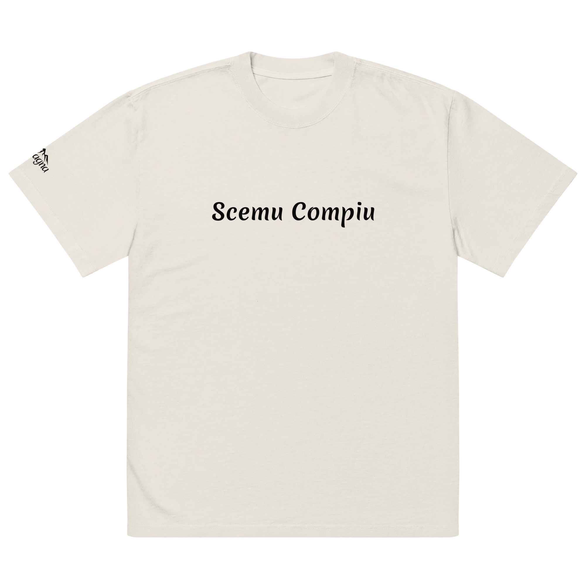 T-shirt oversize SCEMU COMPIU – Image 4